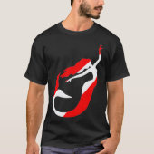 Mermaid Scuba Diving Flag Scuba Diving Flag T-shirt (Voorkant)