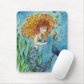 Mermaid - Seahorse Mousepad Muismat (Met muis)