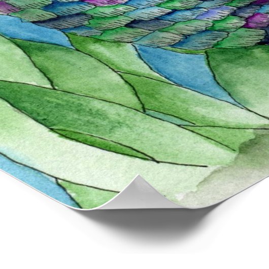 Mermaid - Seahorse Poster (Hoek)