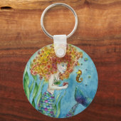 Mermaid - Seahorse Sleutelhanger (Voorkant)