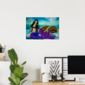 Mermaid Seasons Series "McBeth" WINTER Art Poster (Thuiskantoor)