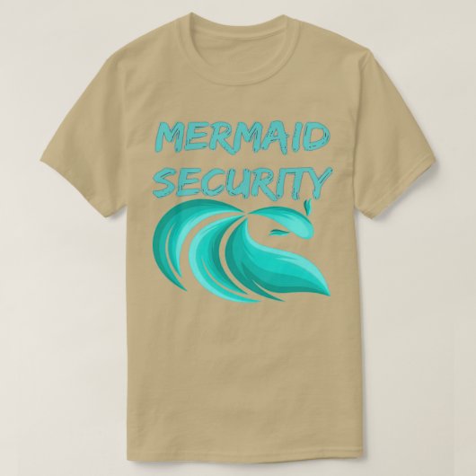 Mermaid Security 31 T-shirt (Design voorkant)
