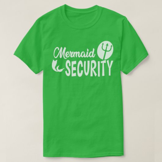 Mermaid Security 52 T-shirt (Design voorkant)