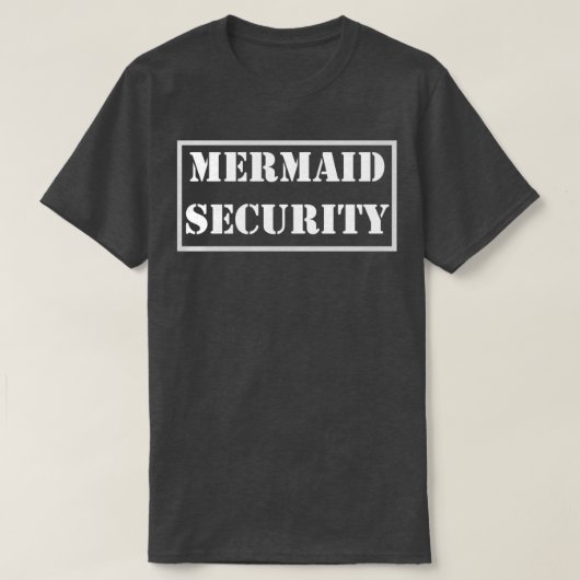 Mermaid Security Angst voor de broer 28 T-shirt (Design voorkant)
