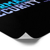 Mermaid Security Halloween Costume Dad Men Boy  Poster (Hoek)