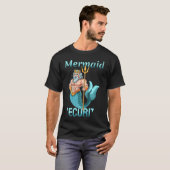 Mermaid Security opa pa Brother T-shirt (Voorkant volledig)