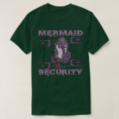 Mermaid Security purple T-shirt (Design voorkant)