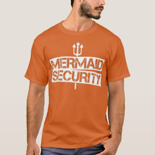 Mermaid Security Shirt Mannen Boys Swim Team Gift