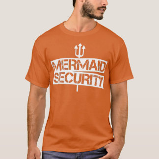 Mermaid Security Shirt Mannen Boys Swim Team Gift 
