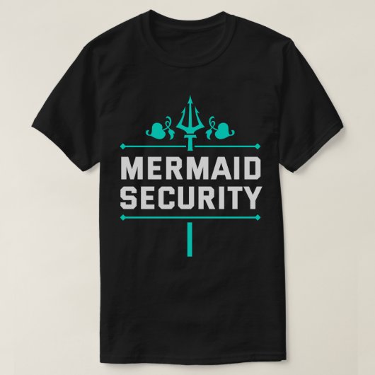 Mermaid Security T-shirt (Design voorkant)