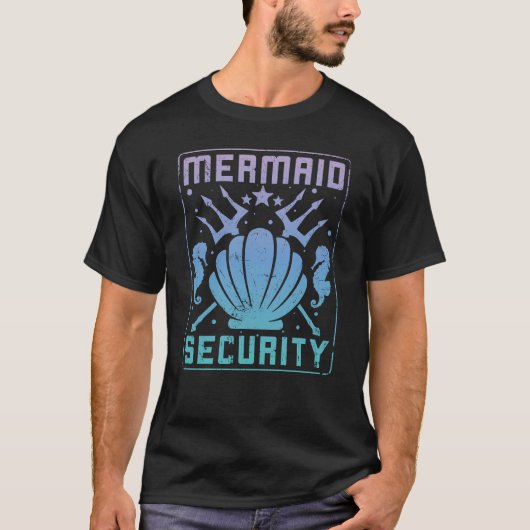 Mermaid Security T-shirt (Voorkant)