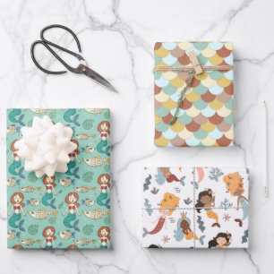 Mermaid Selection Two Wrapping Paper
