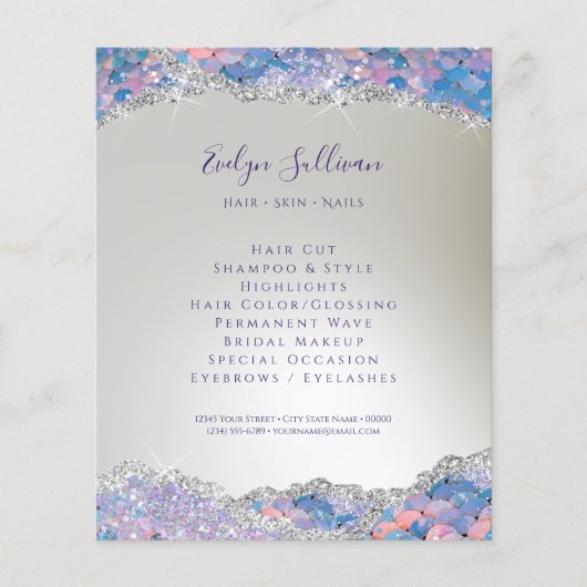 Mermaid sequin flyer (Voorkant)