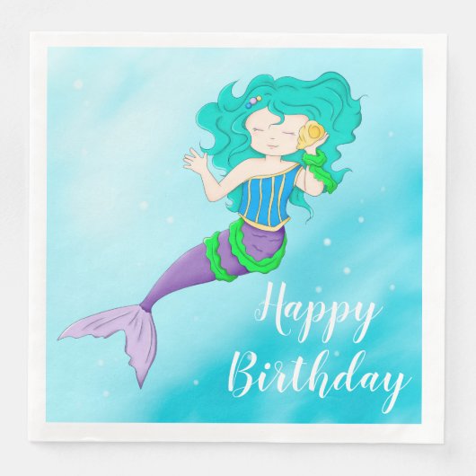 Mermaid Servet (Voorkant)