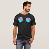 Mermaid Shell Women Top Zee Shell Bra T-shirt Birt (Voorkant volledig)