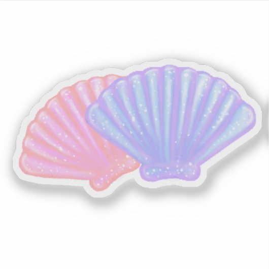MERMAID Shells Sticker
