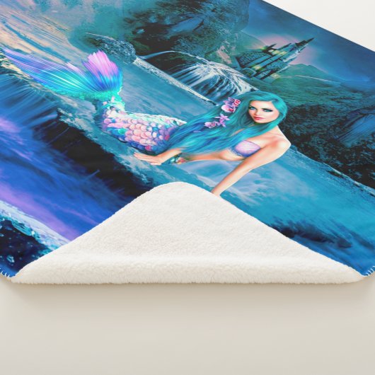 Mermaid Sherpa Deken (3/4)