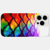 Mermaid Shimmer Iridescent Scales Rainbow Dragon Case-Mate iPhone Case (Achterkant (horizontaal))