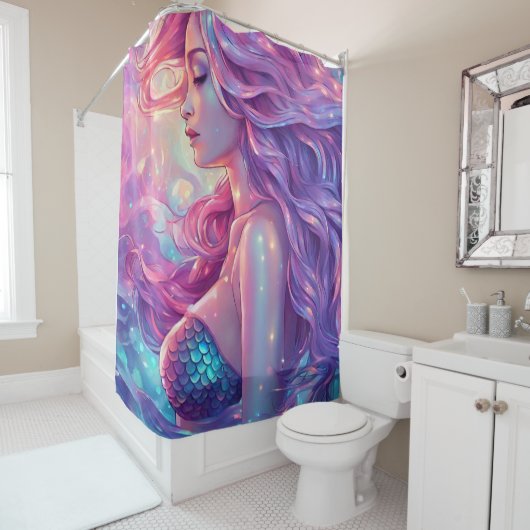 Mermaid Shower Curtain Douchegordijn (In situ)