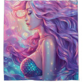 Mermaid Shower Curtain Douchegordijn (Voorkant)