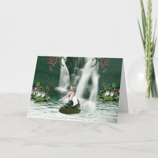 Mermaid Shower Wenskaart Kaart (Voorkant)