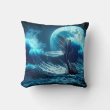 Mermaid Sierkussen met e.g. cummings Poem