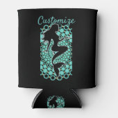 Mermaid Silhouette in Bubbles Thunder_Cove Blikjeskoeler (Voorkant)