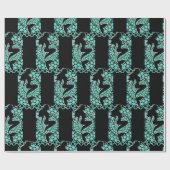 Mermaid Silhouette in Bubbles Thunder_Cove Cadeaupapier (Vlak)