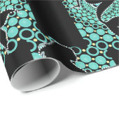 Mermaid Silhouette in Bubbles Thunder_Cove Cadeaupapier (Rol Hoek)