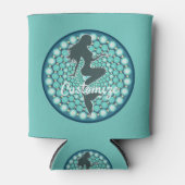 Mermaid Silhouette in Bubbles Thunder_Cove Can Coo Blikjeskoeler (Voorkant)