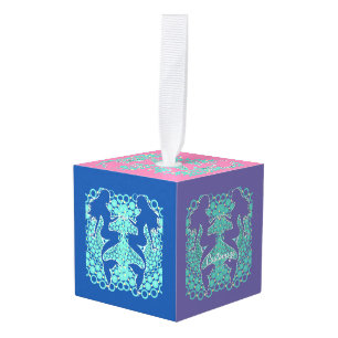 Mermaid Silhouette in Bubbles Thunder_Cove Decoratie