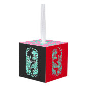 Mermaid Silhouette in Bubbles Thunder_Cove Decoratie (Achter hoekig)