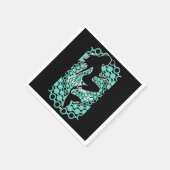 Mermaid Silhouette in Bubbles Thunder_Cove Servet (Hoek)