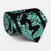 Mermaid Silhouette in Bubbles Thunder_Cove Stropdas (Opgerold)