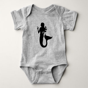 Mermaid silhouette   romper