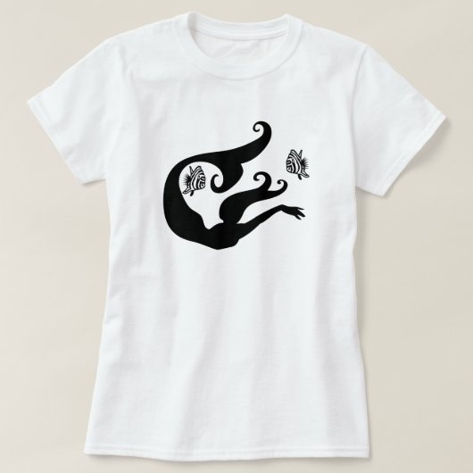 Mermaid silhouette T-Shirt (Design voorkant)