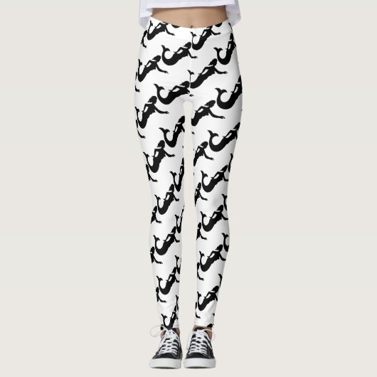 Mermaid Silhouette Thunder_Cove Leggings (Voorkant)