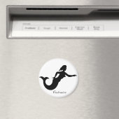 Mermaid Silhouette Thunder_Cove Magneet (Insitu (Vaatwasser))