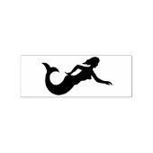 Mermaid Silhouette Thunder_Cove Rubberstempel (Gestempeld)