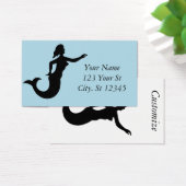 Mermaid Silhouette Thunder_Cove Visitekaartje (Bureau)
