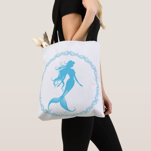Mermaid Silhouette Tote Bag (Dichtbij)