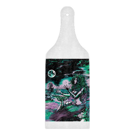 Mermaid Siren Atlantis Pearl Snijplank (Voorkant)