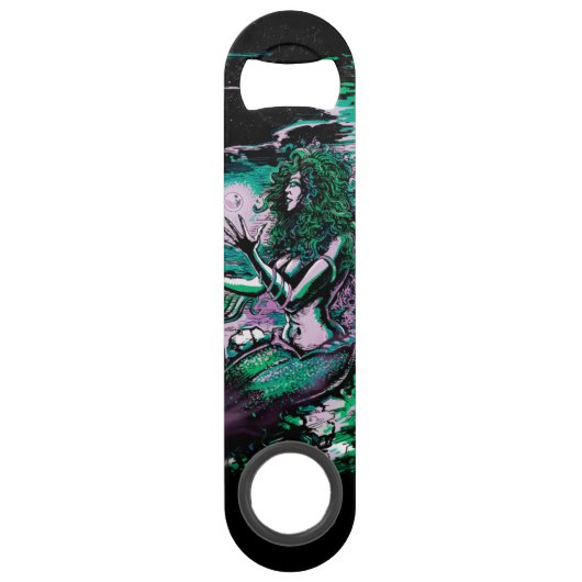 Mermaid Siren Atlantis Pearl Speed Flessenopener (Voorkant)
