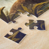 Mermaid Siren Pirate Ship Scene Nautical Decor Legpuzzel (Zijkant)