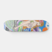Mermaid Skateboard Deck (Horizontaal)