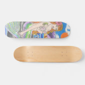 Mermaid Skateboard Deck (Horizontaal)