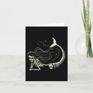 Mermaid Skeleton Halloween Costume Women Girls Kaart
