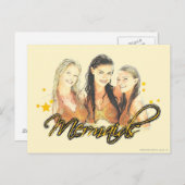 Mermaid Sketch Briefkaart (Voorkant / Achterkant)