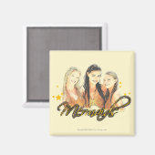 Mermaid Sketch Magneet (Voorkant / Achterkant)