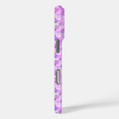 Mermaid skin roink Silver Glitter monogram Case-Mate iPhone Case (Achterkant / Rechts)